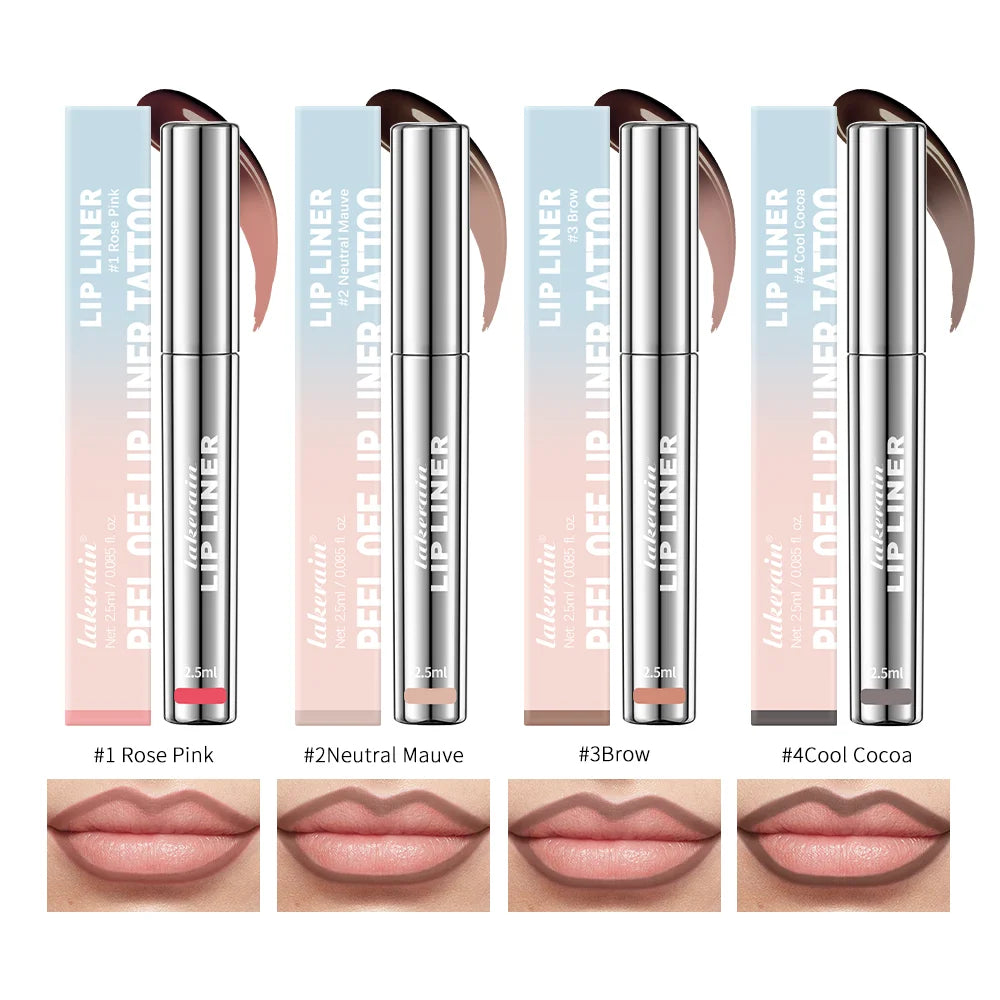 Delineador de lábios á prova d'água de longa duração - Tinte labial peel off