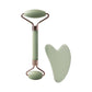 Rolo de Pedra de Jade + Gua Sha para massagem facial