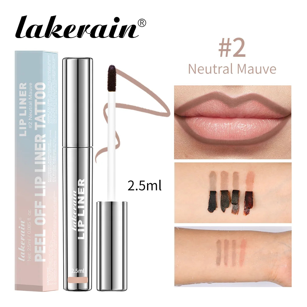 Delineador de lábios á prova d'água de longa duração - Tinte labial peel off
