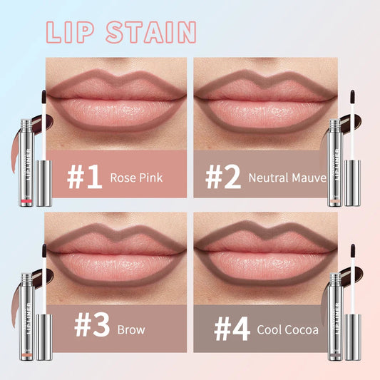 Delineador de lábios á prova d'água de longa duração - Tinte labial peel off